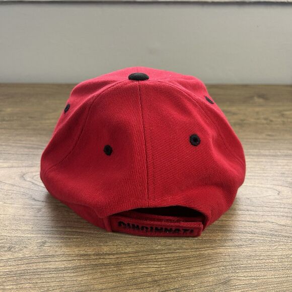 Vintage Cincinnati Reds Logo Athletic Hat Strapback OSFA Cap MLB Baseball Red LA - Picture 5 of 10